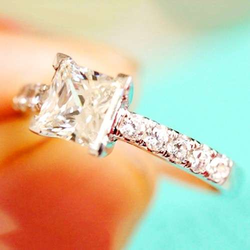 Sparkling Engagement Ring Ladies Dream Ring. Size 5-10 available now.