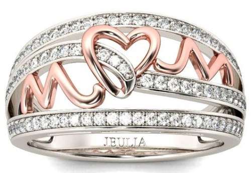 SUPER DEAL! Sparkling Pave CZ Ring for MOM - Size 9 / R-S