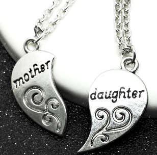 MOTHER & DAUGHTER Necklaces - 2 for 1 Deal