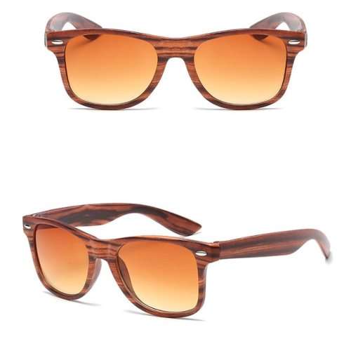 Wooden Effect Sunglasses Eyewear Outdoor - Brown