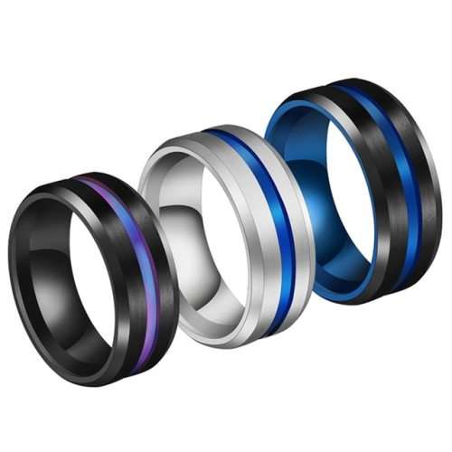PICK ONE - Solid Stainless Steel Mens Ring - CHOOSE YOUR SIZE