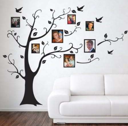 Wall Decal Vinyl Sticker 180x250cm - XLarge Family Tree