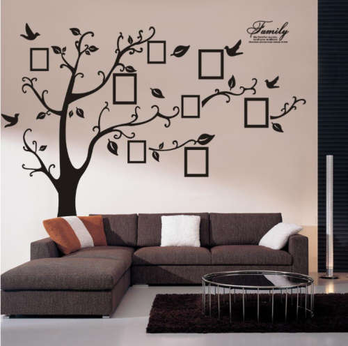 Wall Decal Vinyl Sticker 180x250cm - XLarge Family Tree