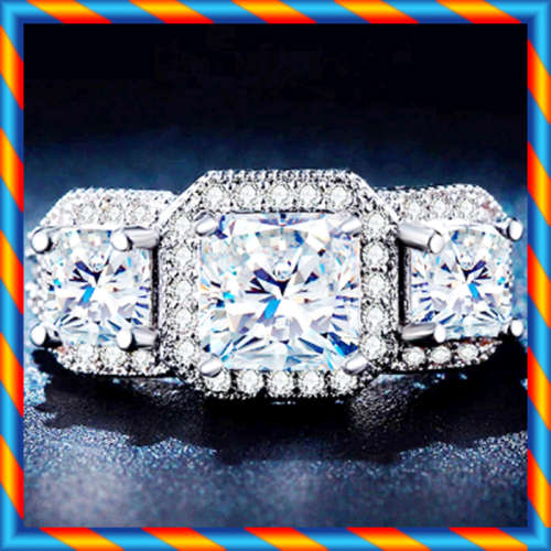 BRAND NEW!! Simulated Diamond Engagement Ring