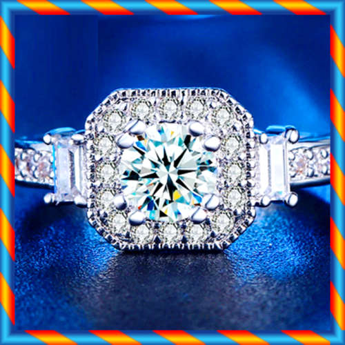 BRAND NEW!! Simulated Diamond Engagement Ring