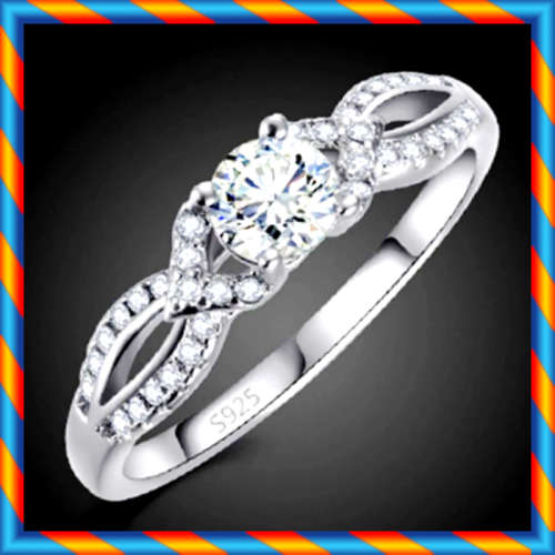 BRAND NEW!! Simulated Diamond Engagement Ring
