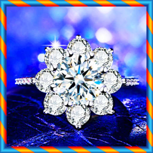 BRAND NEW!! Simulated Diamond Engagement Ring