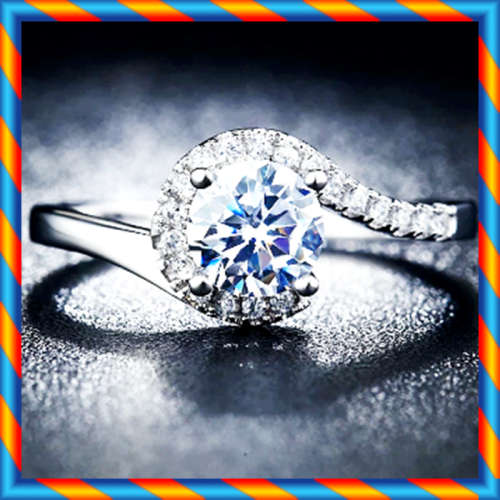 BRAND NEW!! Simulated Diamond Engagement Ring