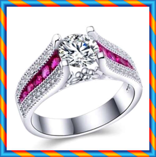 BRAND NEW!! Simulated Diamond Engagement Ring