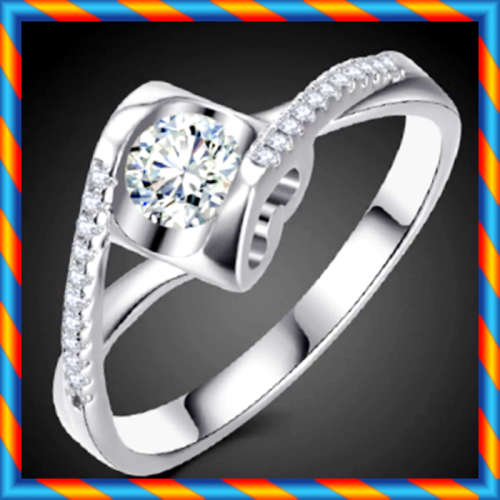 BRAND NEW!! Simulated Diamond Engagement Ring