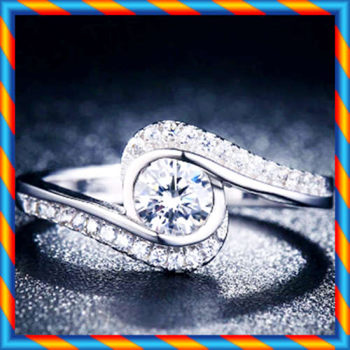 BRAND NEW!! Simulated Diamond Engagement Ring