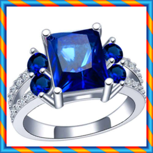 BRAND NEW!! Simulated Diamond Engagement Ring