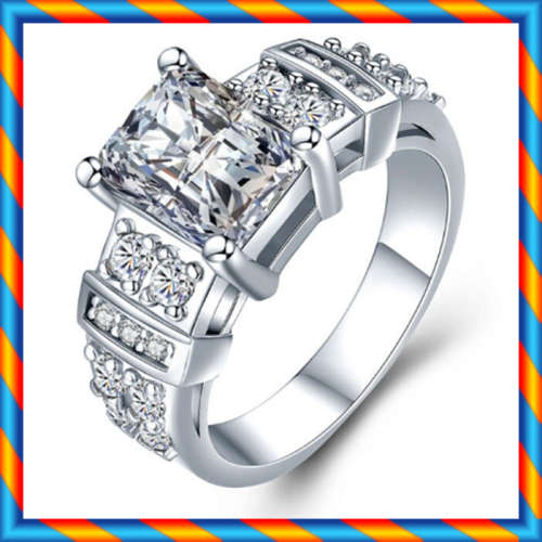 BRAND NEW!! Simulated Diamond Engagement Ring