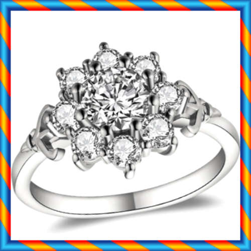 BRAND NEW!! Simulated Diamond Engagement Ring