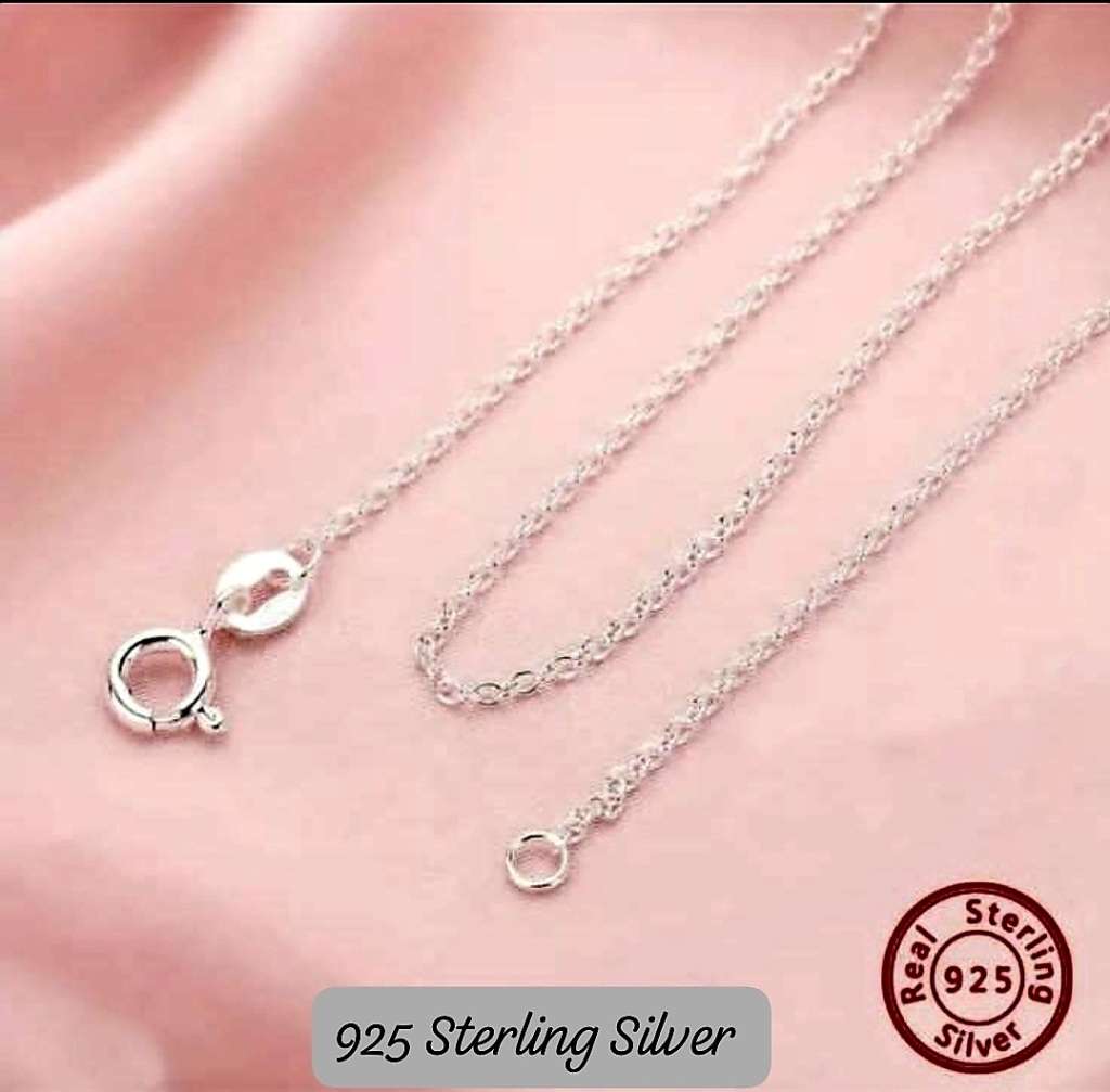 925 Sterling Silver Curb Link Chain- 45cm length- Brand New