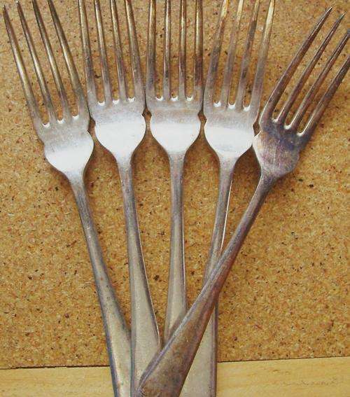 Set of Old Forks - EPNS stamped
