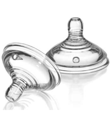 NEW Tommee Tippee Slow Flow Teats x2 [0-6M]