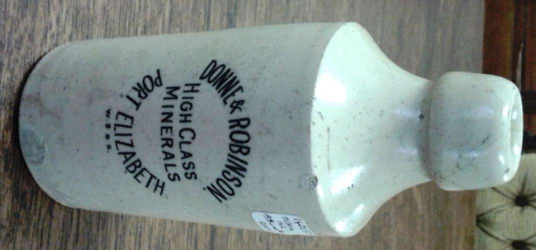 Donne and Robinson Ginger Beer Bottle.