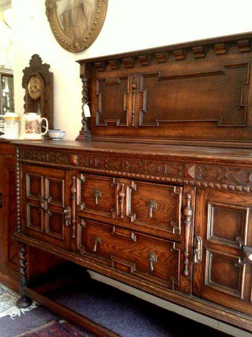 Fummed Oak Buffet