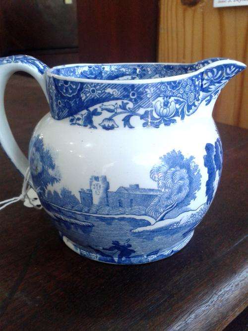 Copeland Blue Italian Spode Medium Milk Jug