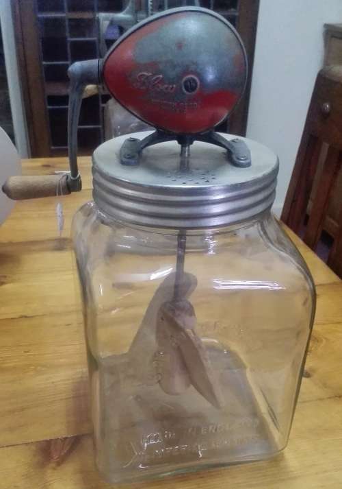 Vintage Blow Butter Churn 4/40