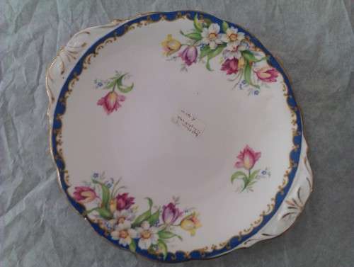 Bell China Cake Plate