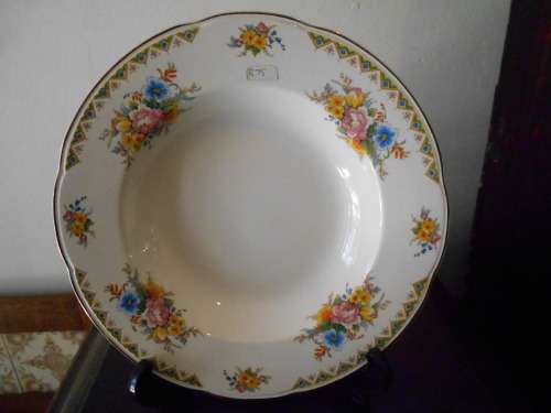 Antique Porridge Plate John Maddock