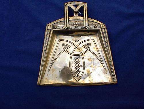 Seccessionist Ware Brass Crumbtray Circa - 1900