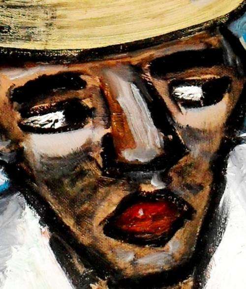 ~Man In Harbour~ by well known SA artist Martini ( R10,333 )