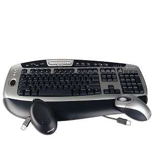 Microsoft Wireless Mouse, Wired Keyboard with Fingerprint Reader and Receiver