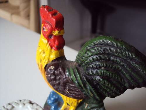 Victorian Enamel Cast iron bath soap holder vintage