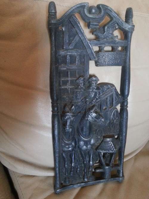 English Scene - Name Plate - Vintage