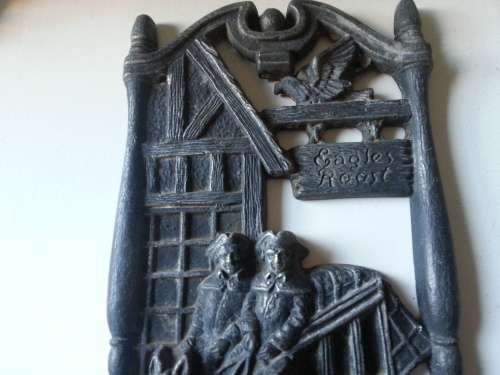 English Scene - Name Plate - Vintage