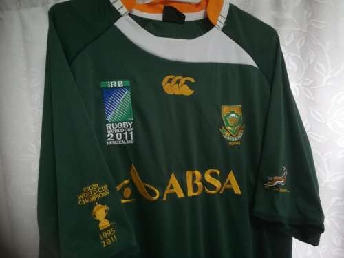 Springbok jersey- Worldcup 2011 - New Zealand