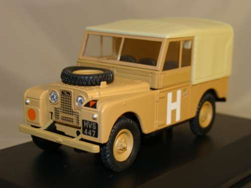 Land Rover, Military, by Oxford, die-cast, 1/43, New in Case