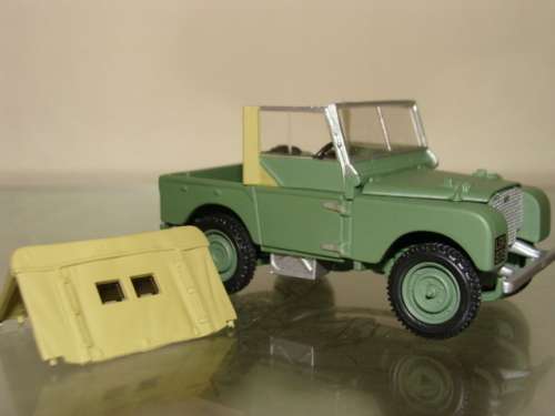 Land Rover Series 1 SWB set with HISTORY Booklet by CORGI, 1/43 die cast