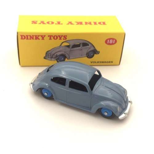 ATLAS EDITIONS DINKY, VW BEETLE 181,BLUE,  DIE-CAST, NEW in SEALED BOX