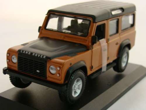 LAND ROVER DEFENDER 110 BRONZE, 1/32, DIE-CAST, MINT in BOX by BBURAGO
