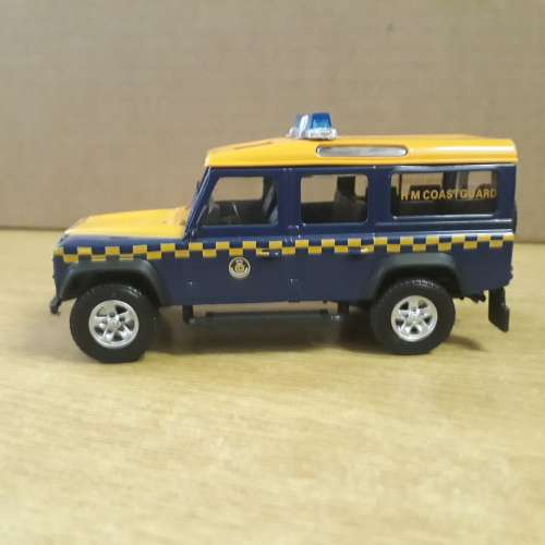 LAND ROVER DEFENDER 110 by BBURAGO, COAST GUARD, 1/43, NO BOX