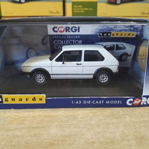 CORGI VANGUARDS VOLKSWAGEN VW GOLF, 1/43, DIE-CAST, MINT IN PERSPEX CASE, LIMITED EDITION