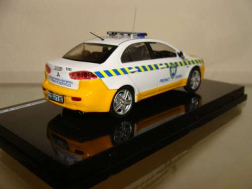 MITSUBISHI LANCER South African Traffic Police, by VITESSE, DIE-CAST, NEW IN BOX