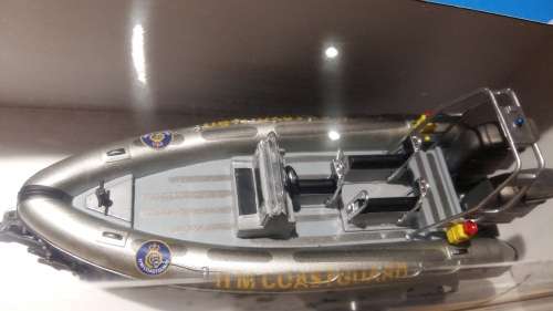 Land Rover 110, H M CoastGuard Boat & Trailer, Cararama, Junior Rescue, 1:43, Die Cast, New in Box