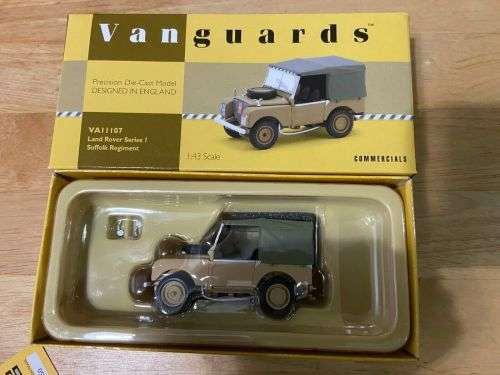 Land Rover Series 1 Suffolk Regiment VA11107,1:43, Die Cast, New in Box