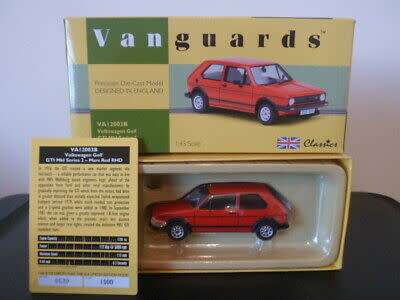 VOLKSWAGEN GOLF GTi Mk1 SERIES 2 RHD by VANGUARDS, 1:43, DIE CAST, NEW IN BOX