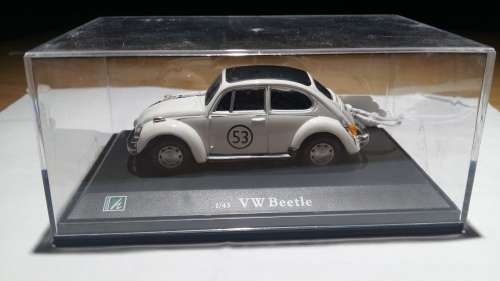 Hongwell Volkswagen Beetle (Herbie) #53, Die Cast, 1:43, New in Perspex Case