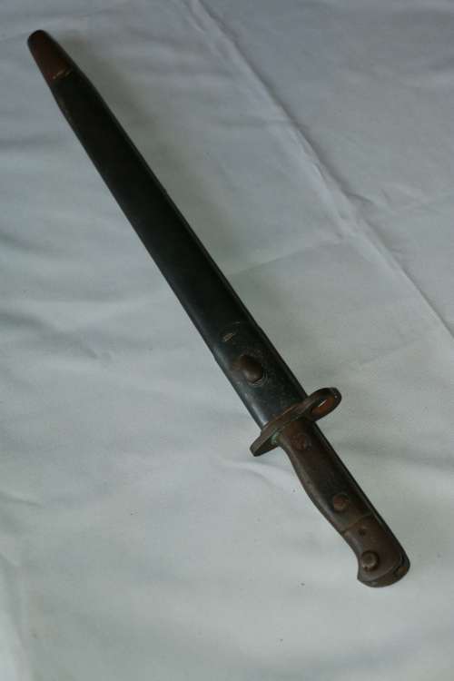 1907 British 303 WW1 Bayonet & Scabbard HORI