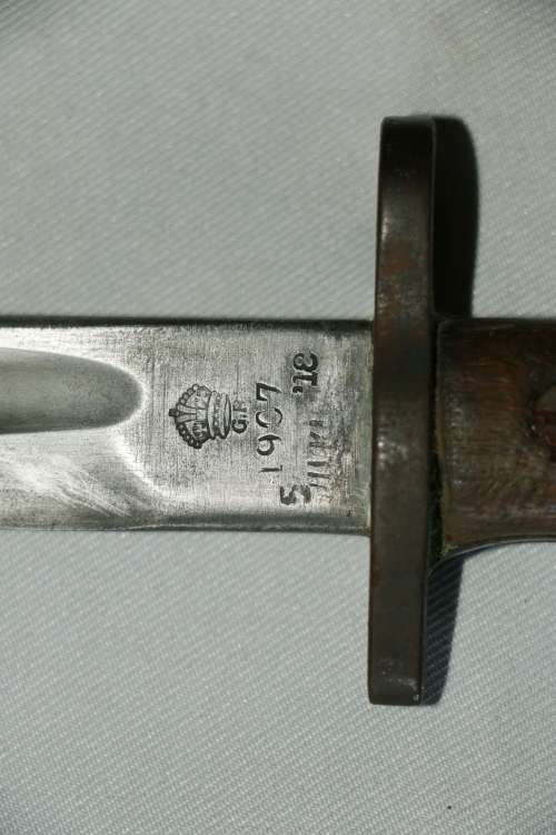 1907 British 303 WW1 Bayonet & Scabbard HORI