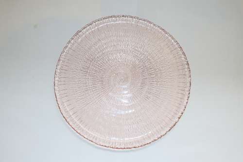 Vintage Pink Depression Glass Serving Tray