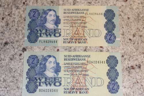 RSA R2 Note - De Kock x 2