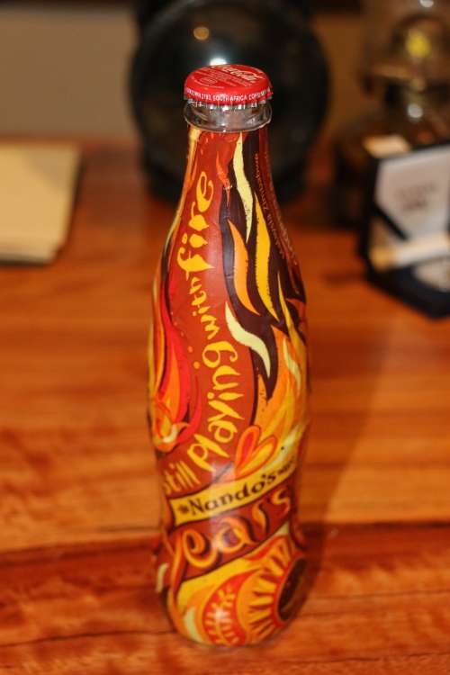 Limited Edition Coca-Cola "Nando's" bottle